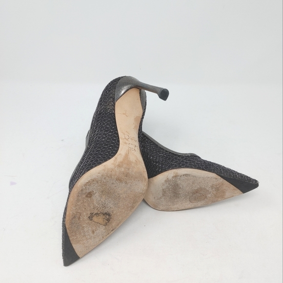Christian Dior Essence Charcoal Mesh Pointed Toe Pumps Size 35 1/2 - Picture 7 of 11